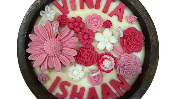 CUSTOMISED EARTHY ESSENCE CANDLE - VELVET ROSE