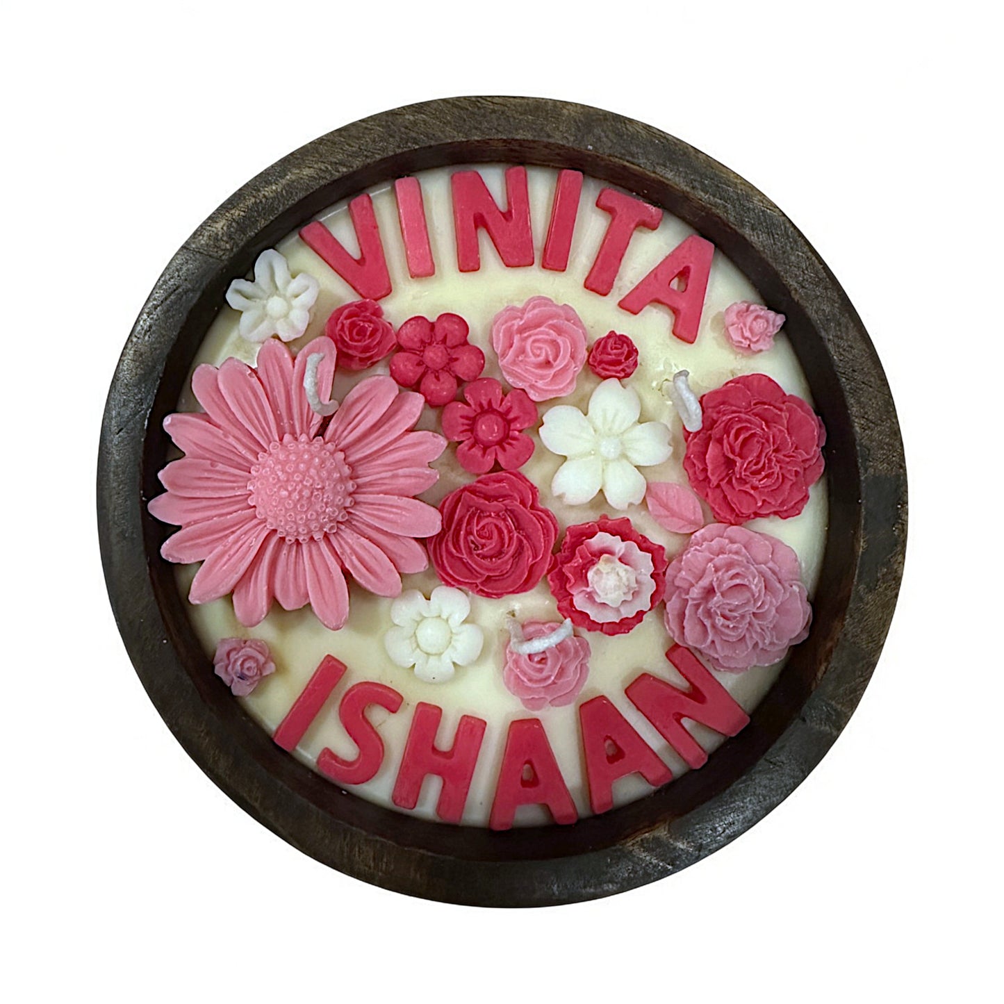 CUSTOMISED EARTHY ESSENCE CANDLE - VELVET ROSE