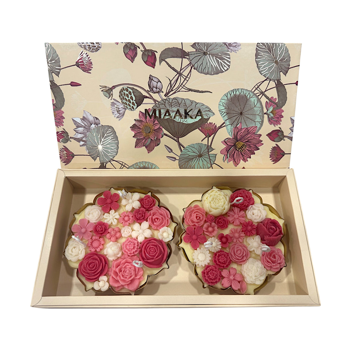 TIMELESS URLI GIFT BOX - SET OF 2 RED CANDLE