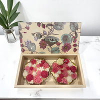 TIMELESS URLI GIFT BOX - SET OF 2 RED CANDLE