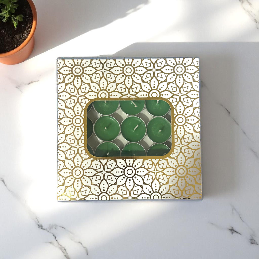 Minty Fresh Tealight Candle - Set of 50 pcs