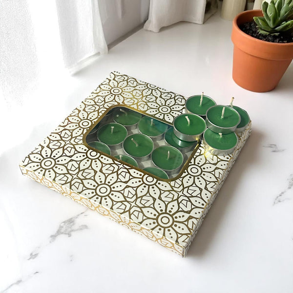 Minty Fresh Tealight Candle - Set of 50 pcs