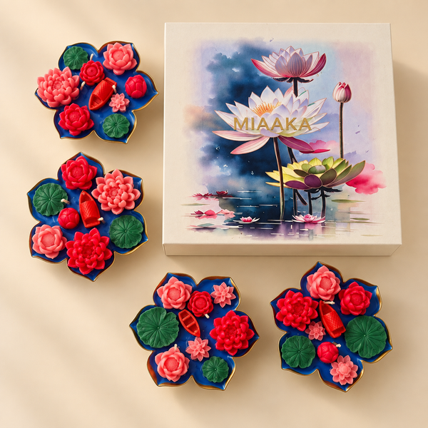 LOTUS LAGOON CANDLE - GIFT SET OF 4