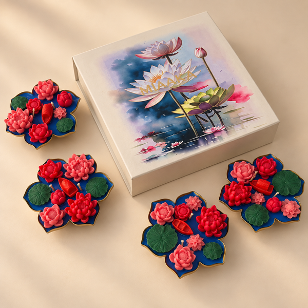 LOTUS LAGOON CANDLE - GIFT SET OF 4