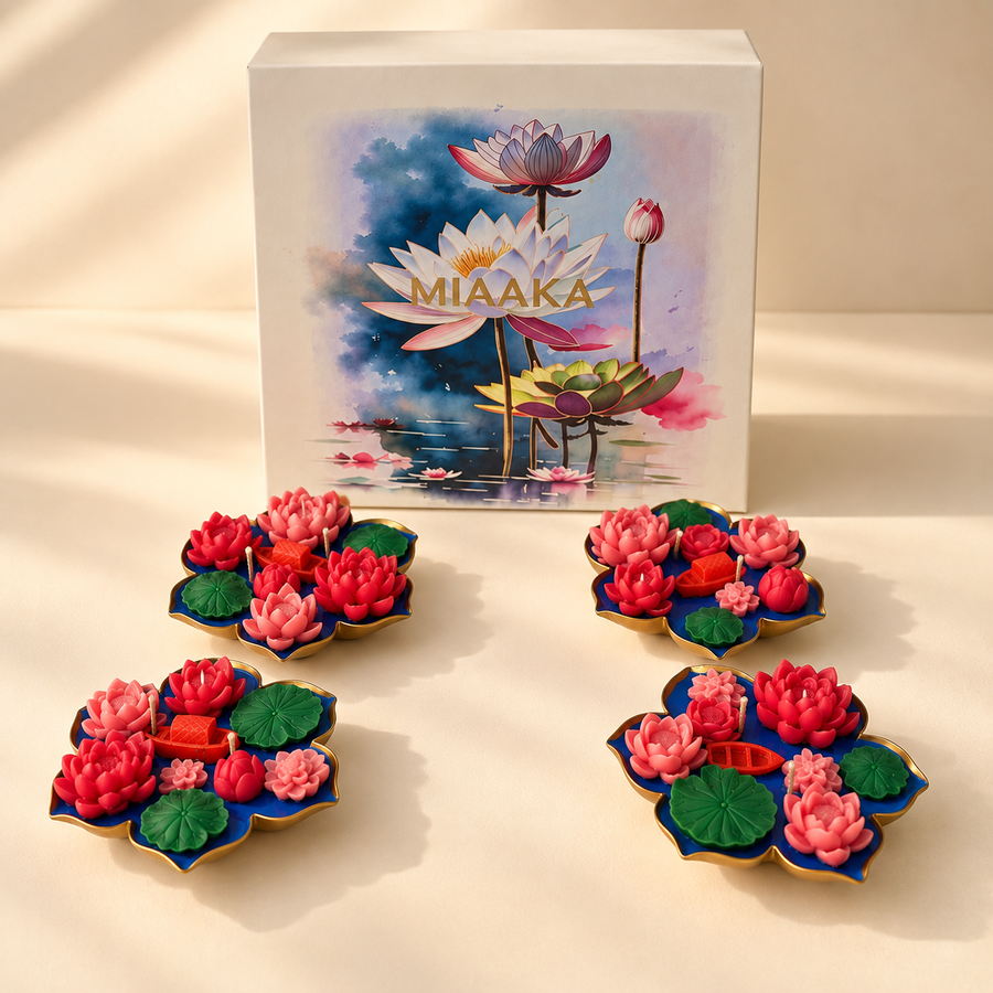 LOTUS LAGOON CANDLE - GIFT SET OF 4