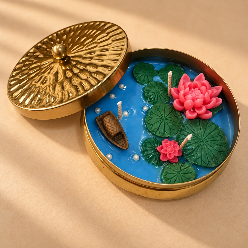 NEERJA – LOTUS & LAVENDER POND CANDLE