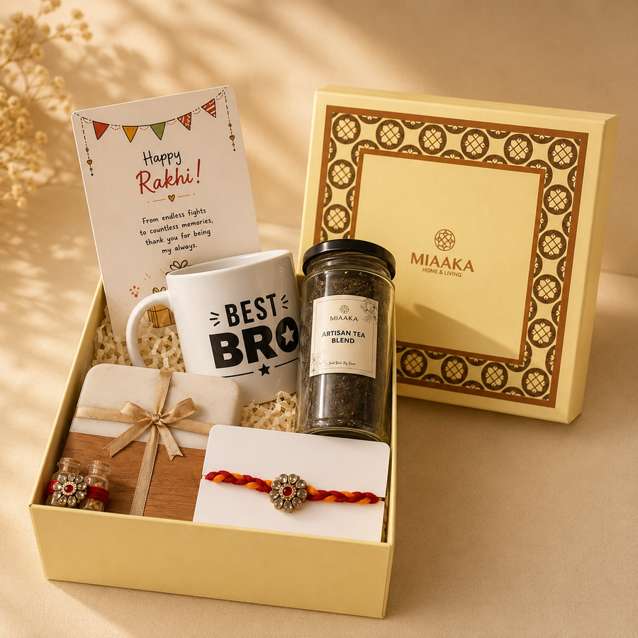 Rakhi Tea & Cheers Gift Box