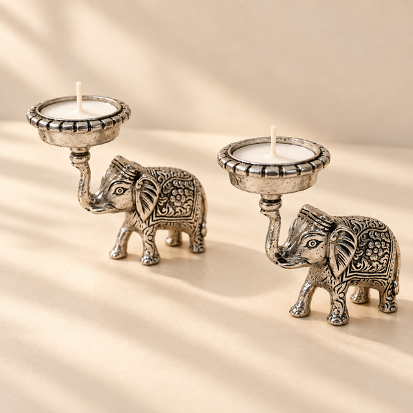 Royal Elephant Tealight Holders
