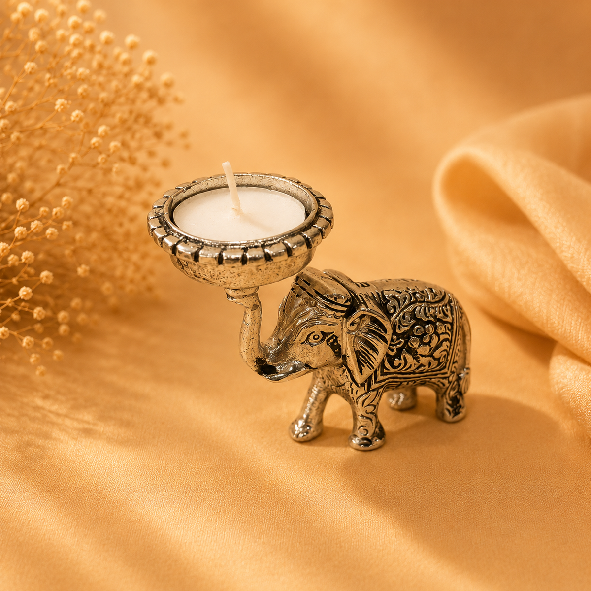 Royal Elephant Tealight Holders