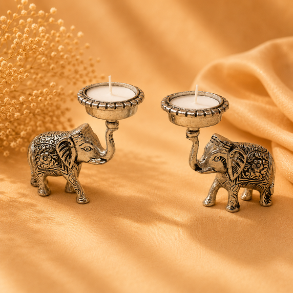 Royal Elephant Tealight Holders