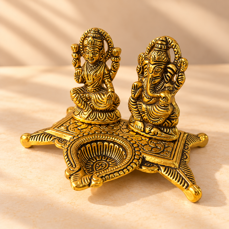 SHUBH SAMRIDDHI – Lakshmi Ganesha Diya