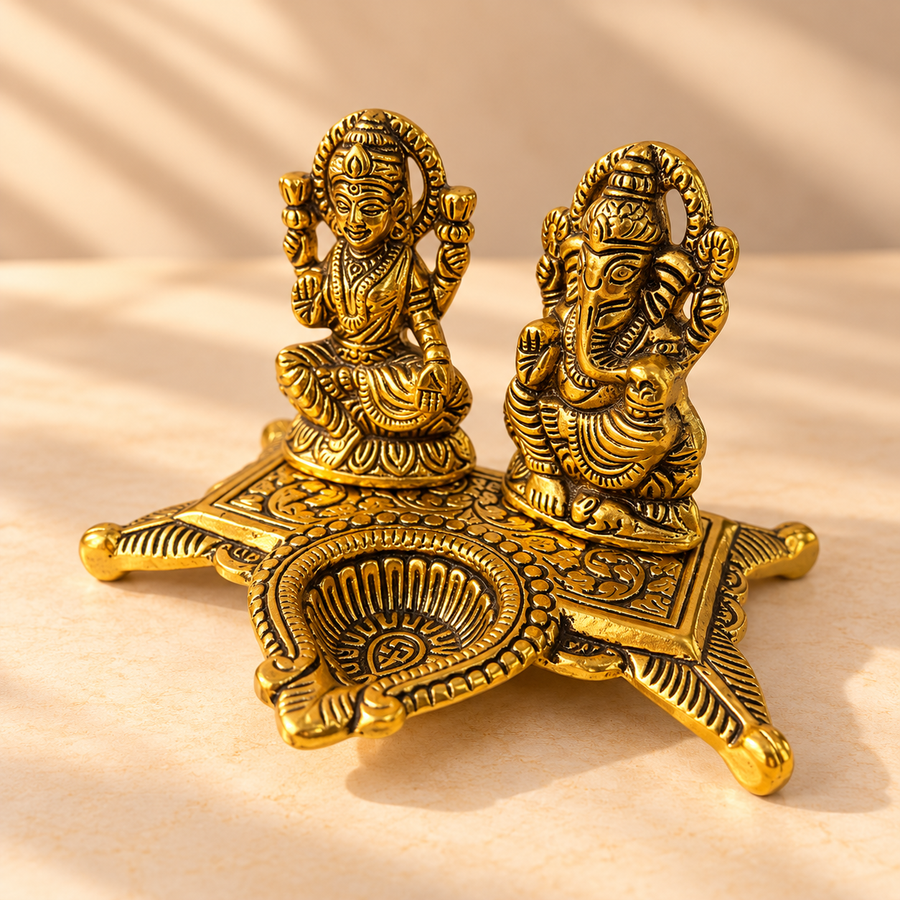 SHUBH SAMRIDDHI – Lakshmi Ganesha Diya