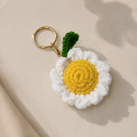 Sunshine Crochet Keychain