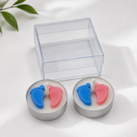 TINY FOOTPRINTS TEA LIGHT CANDLE - SET OF 2