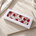 Red Flower Tealight Candle Set