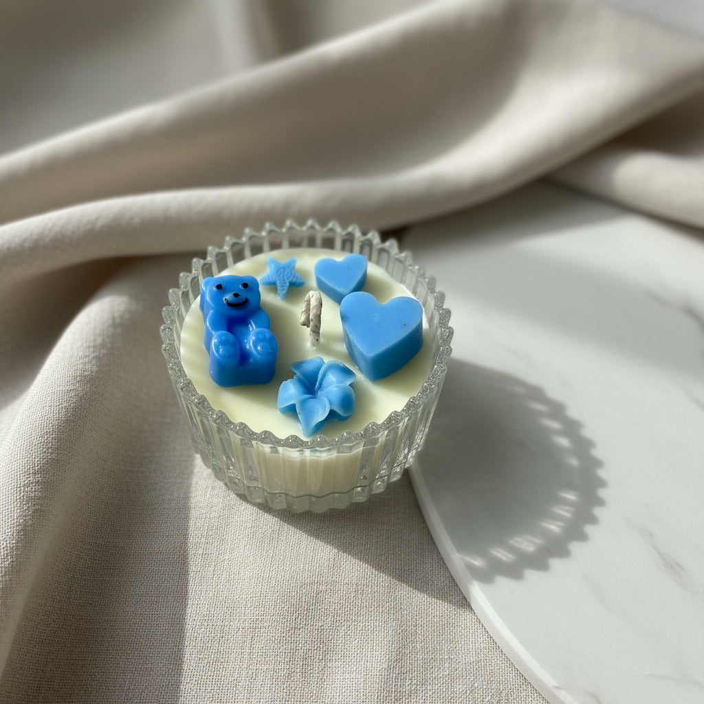 TINY TOES - IT'S A BOY CANDLE