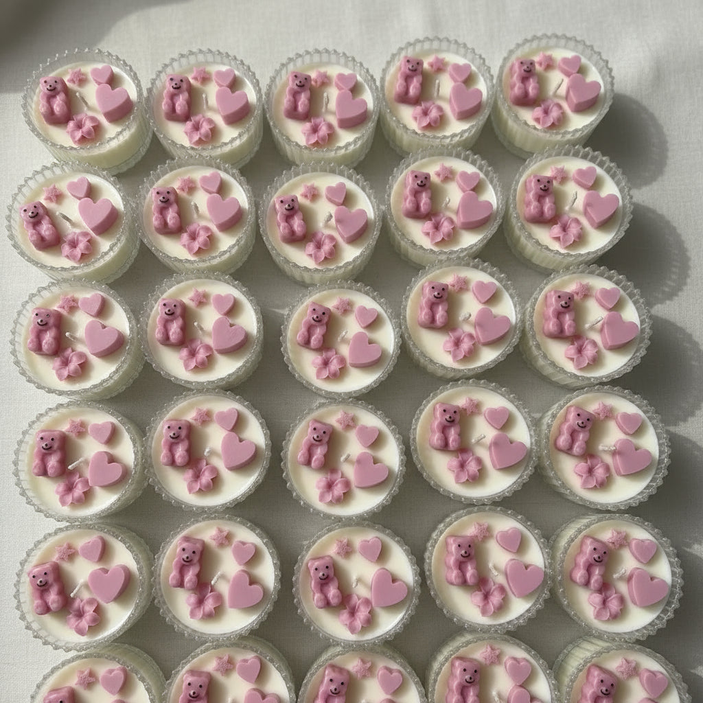 TINY TOES - IT'S A GIRL CANDLE