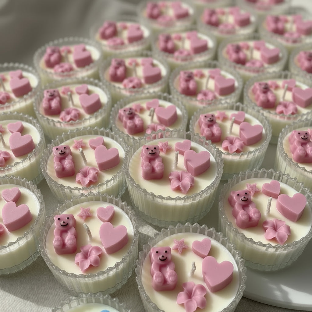 TINY TOES - IT'S A GIRL CANDLE