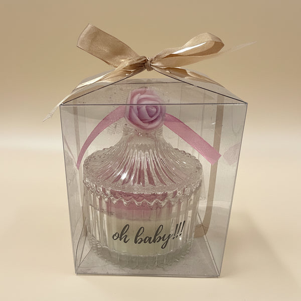 TINY TOES - IT'S A GIRL CANDLE