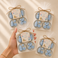 Welcome Baby Boy - Pack of 4 Tealight Candles