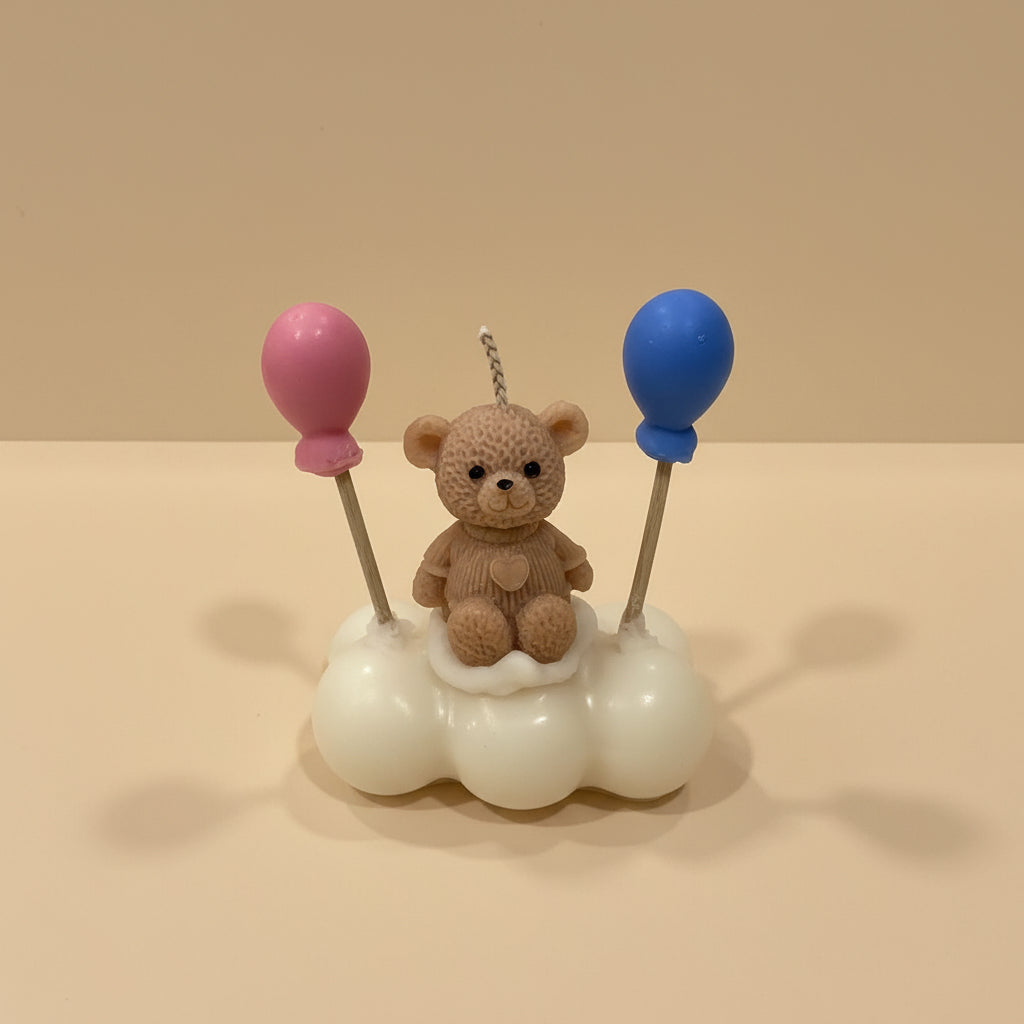 BABY CLOUD PINK OR BLUE CANDLE