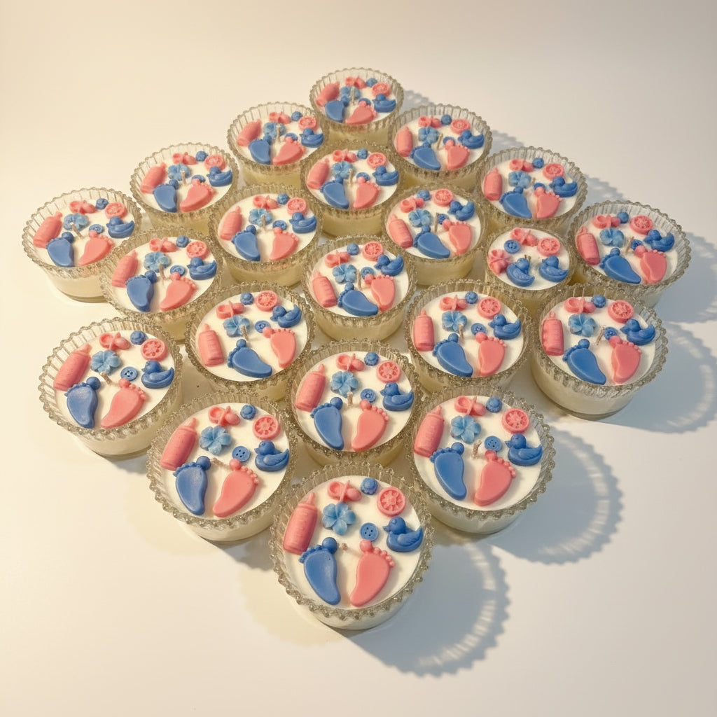 TINY TOES - BABY SHOWER CANDLE