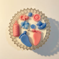 TINY TOES - BABY SHOWER CANDLE