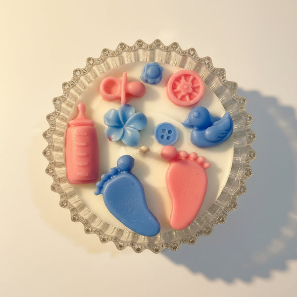 TINY TOES - BABY SHOWER CANDLE