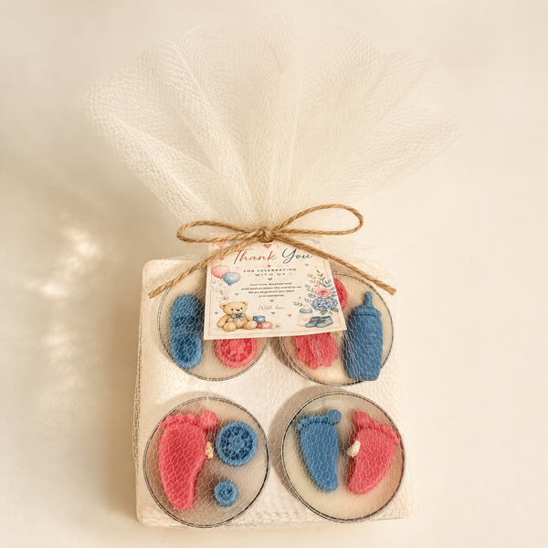 Welcome Baby - Pack of 4 Tealight Candles
