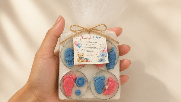 Welcome Baby - Pack of 4 Tealight Candles