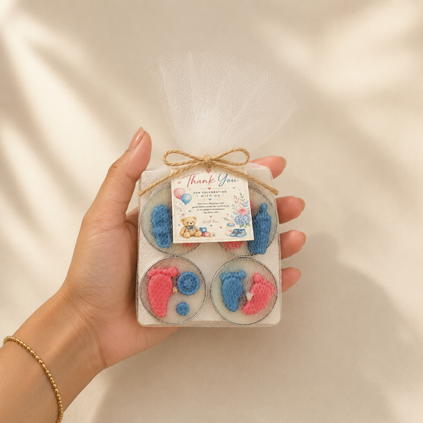 Welcome Baby - Pack of 4 Tealight Candles