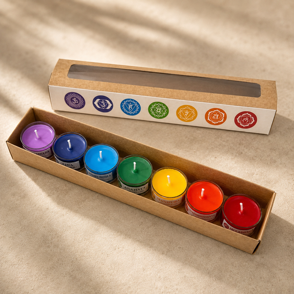 7 CHAKRA SACRED CANDLE