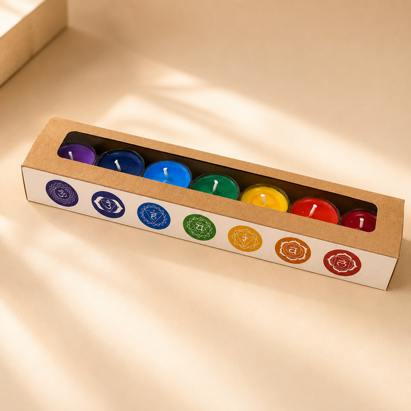 7 CHAKRA SACRED CANDLE