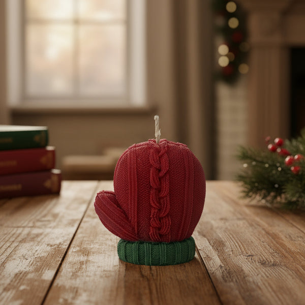 CHRISTMAS GLOVES CANDLE