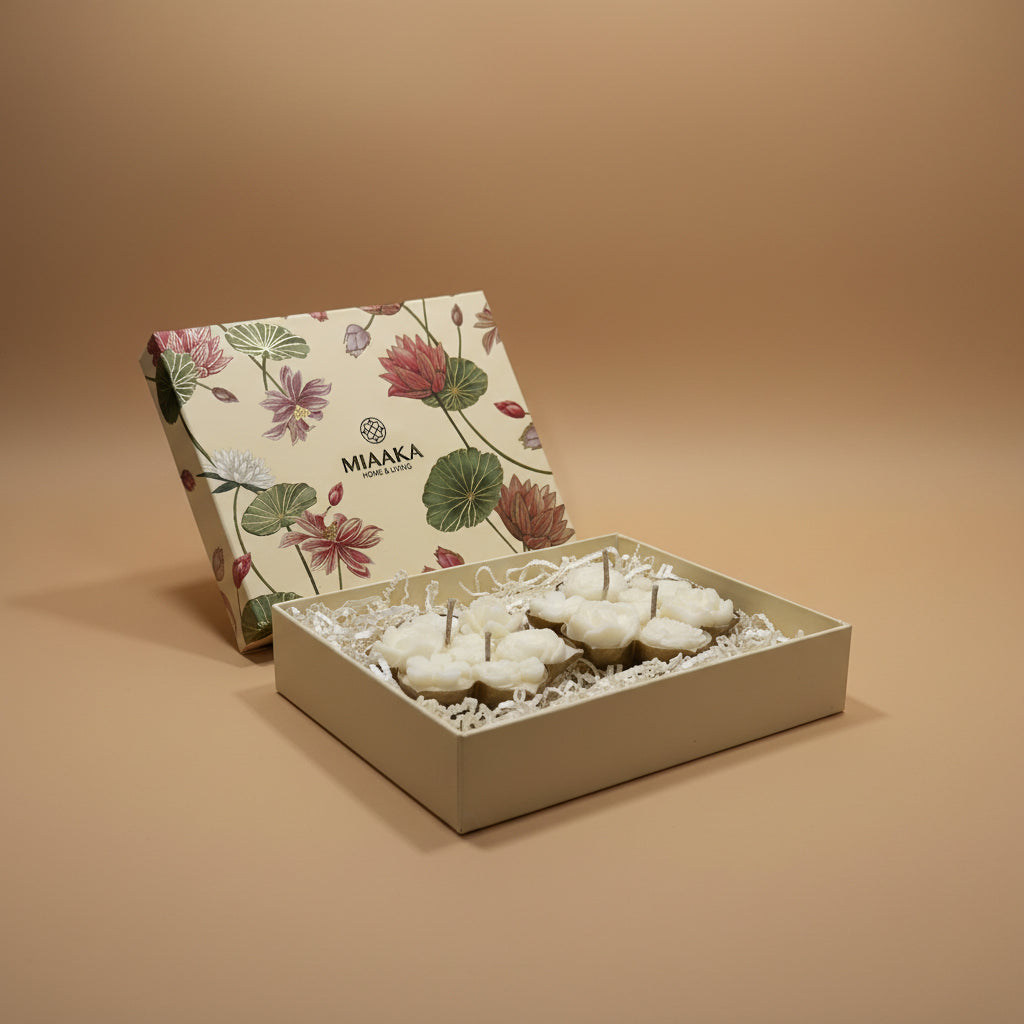 COZY SHEA COMFORT GIFT BOX - SET OF 2 ROYAL URLI CANDLE