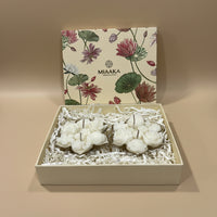 ROYAL URLI GIFT BOX - SET OF 2 WHITE CANDLE