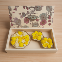 URLI GIFT BOX - SET OF 3 YELLOW CANDLE