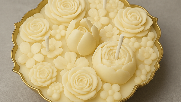 TIMELESS URLI GIFT BOX - SET OF 2 WHITE CANDLE