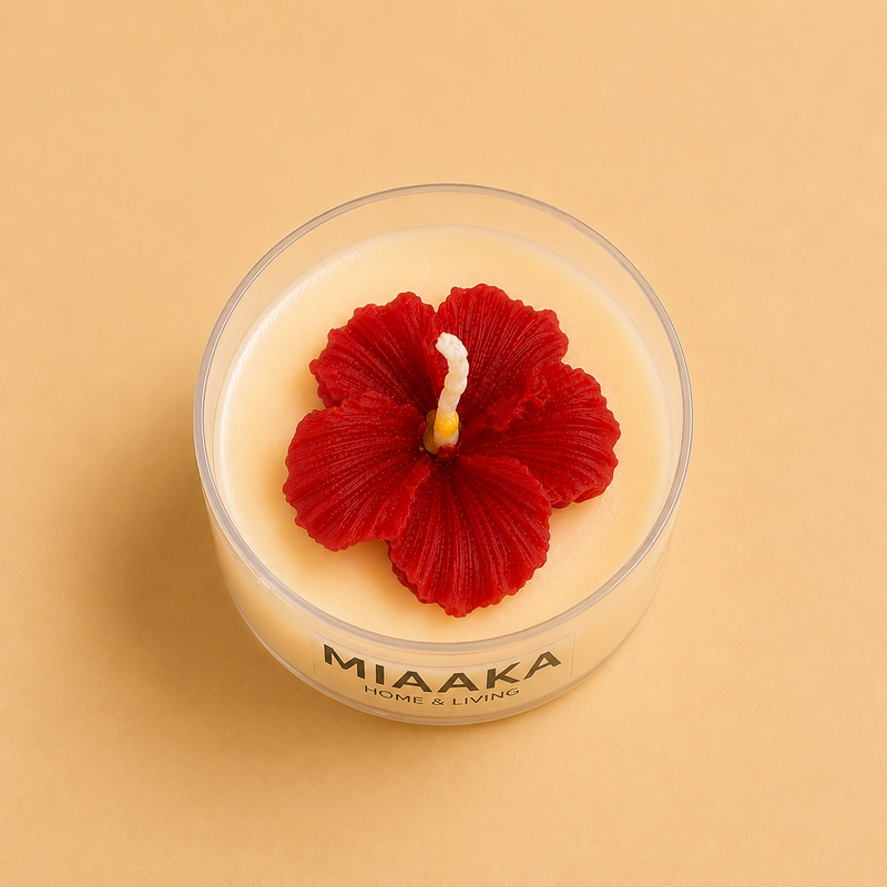 Ganpati Hibiscus Tealight Candle