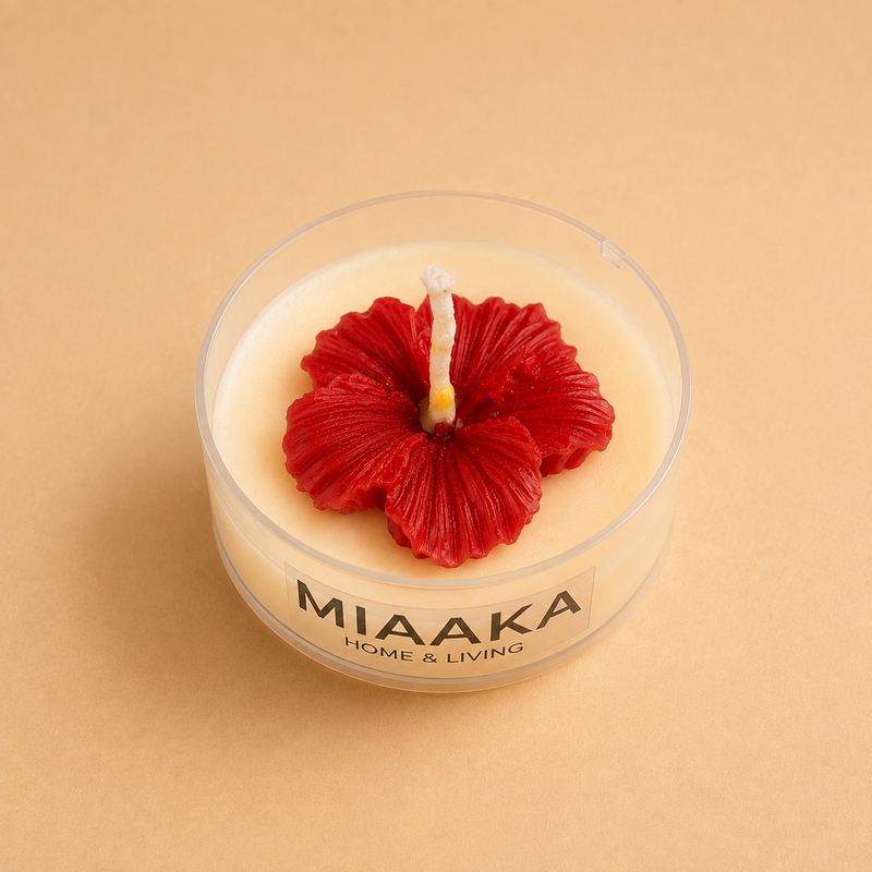 Ganpati Hibiscus Tealight Candle
