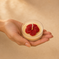 Ganpati Hibiscus Tealight Candle