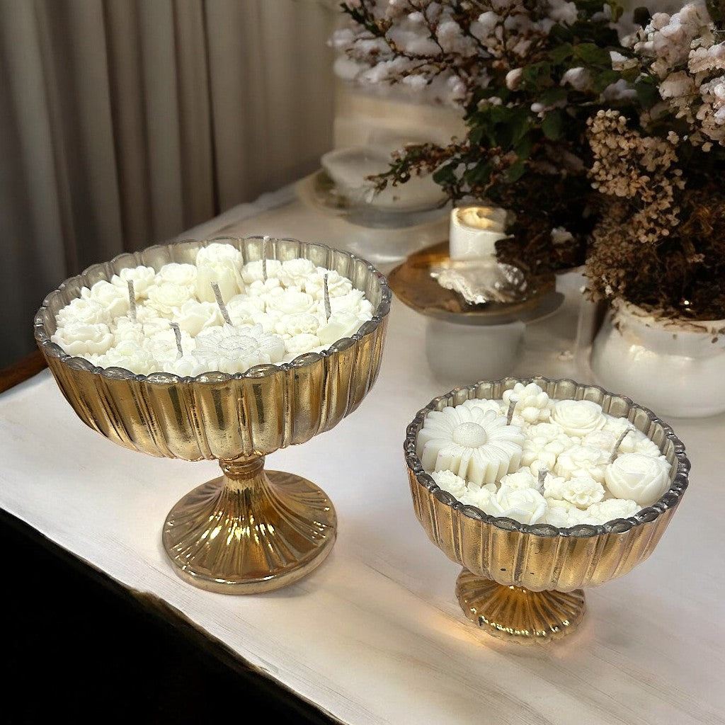 CINNAMON GOLD LUSTRE CANDLE