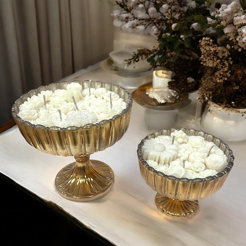 CINNAMON GOLD LUSTRE CANDLE