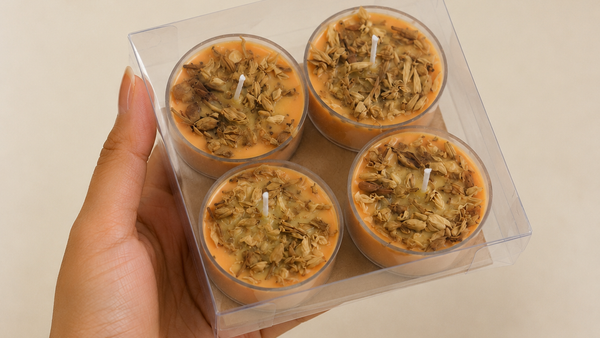 Katchi Kali Jumbo Tealight Candle Set of 8