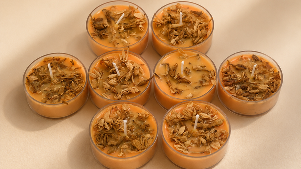 Katchi Kali Jumbo Tealight Candle Set of 8