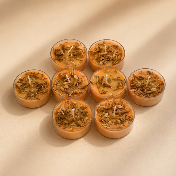 Katchi Kali Jumbo Tealight Candle Set of 8