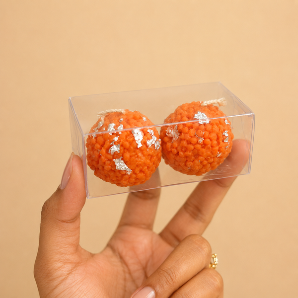 Laddu Candle - Set of 2