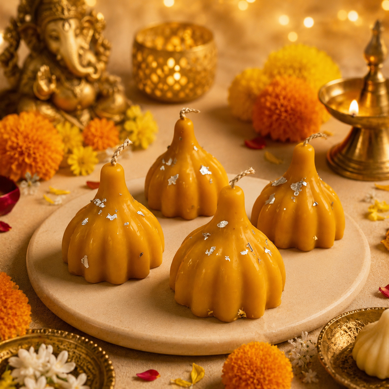 Modak Candle Gift Box ( Pack of 12 )