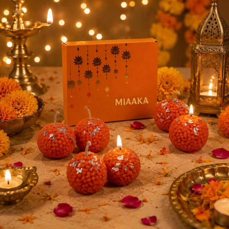 Laddu Candle Gift Box ( Pack of 6 )