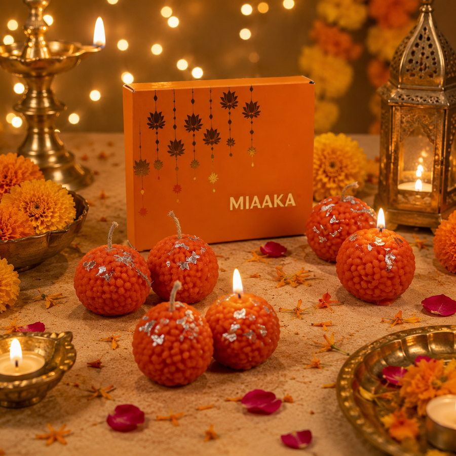 Laddu Candle Gift Box ( Pack of 6 )